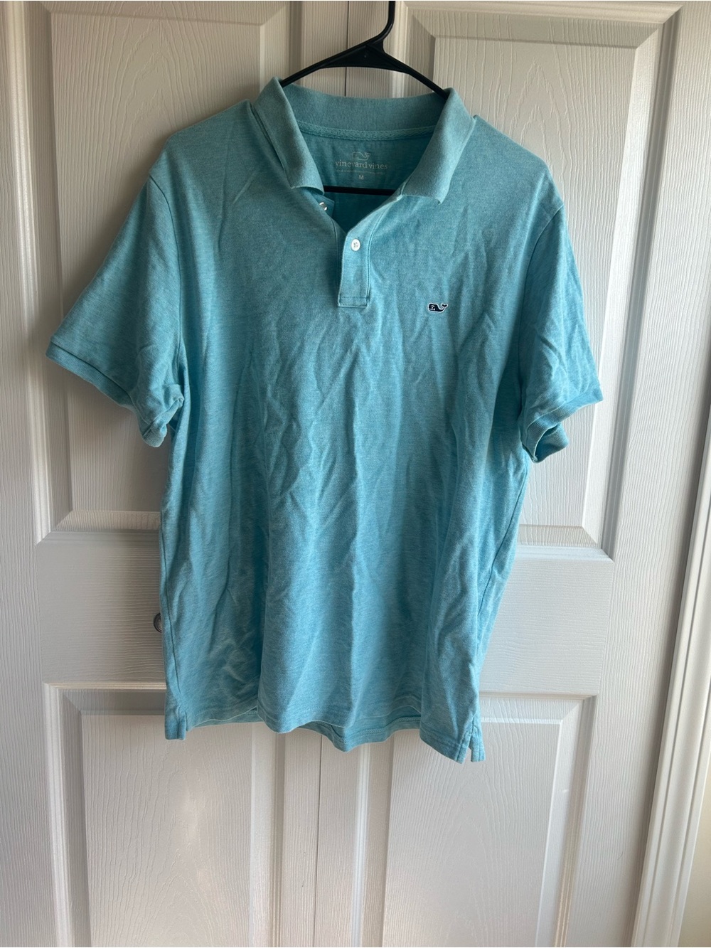 Vineyard Vines Men's Polo in Aqua Blue